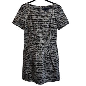 NWT French Connection Black and Grey Dress Size 6